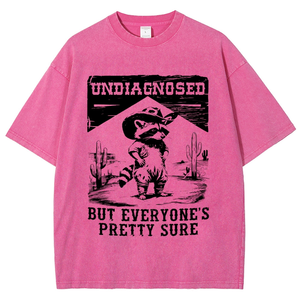 Undiagngsed But Everyone's Pretty Sure Washed T-Shirt