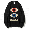 Unisex Bauhaus Art Eyes Printed Sweatshirt
