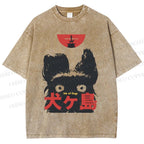 Unisex Isle of Dogs Printed Washed Tee