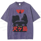 Unisex Isle of Dogs Printed Washed Tee