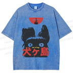 Unisex Isle of Dogs Printed Washed Tee