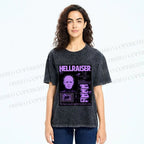 Unisex Pinhead Poster of Hellraiser Printed Washed Tee