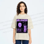 Unisex Pinhead Poster of Hellraiser Printed Washed Tee