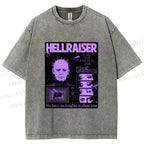 Unisex Pinhead Poster of Hellraiser Printed Washed Tee