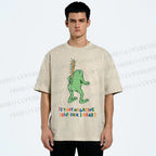 Unisex Malley Frogs Printed Washed Tee
