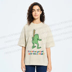 Unisex Malley Frogs Printed Washed Tee