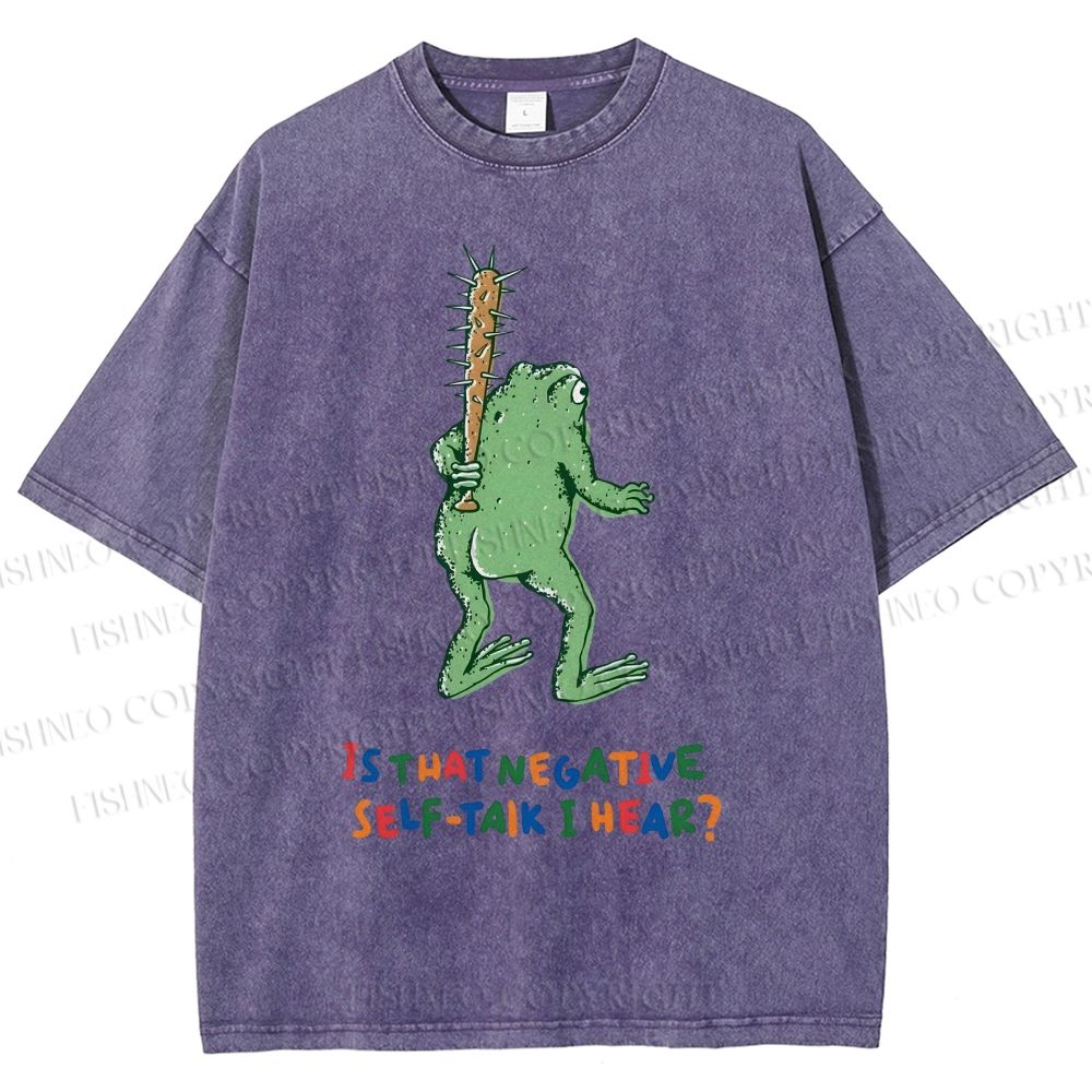 Unisex Malley Frogs Printed Washed Tee