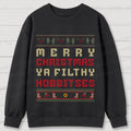 Hobbitses having Christmas Cotton Sweatshirts