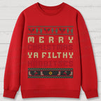 Hobbitses having Christmas Cotton Sweatshirts
