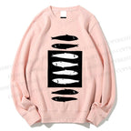 Unisex Geometric Sardines Printed Sweatshirt