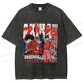 Unisex Akira Japanese Anime Printed Washed Tee