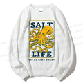 Unisex Salt Life Octopus Printed Sweatshirt