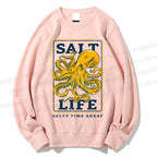 Unisex Salt Life Octopus Printed Sweatshirt
