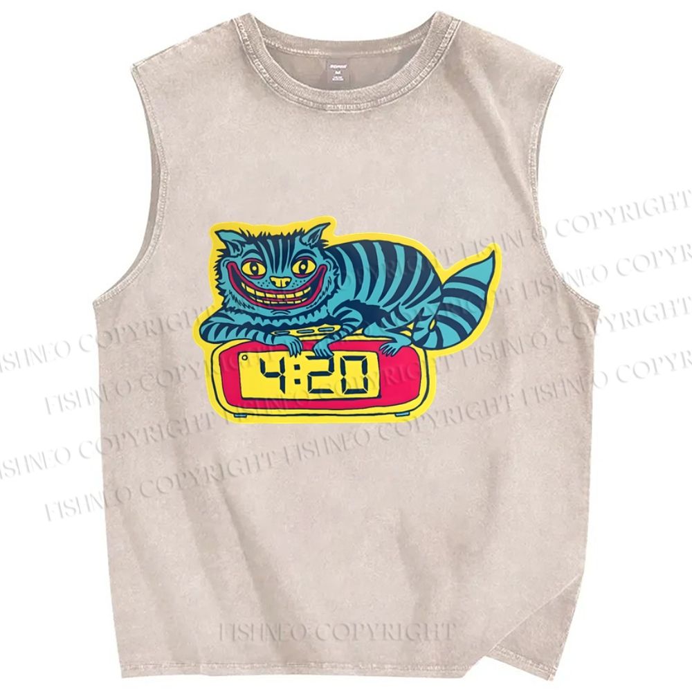 Unisex Gallery Pops Killer Printed Washed Tank Top