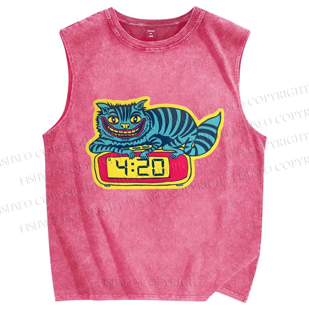 Unisex Gallery Pops Killer Printed Washed Tank Top