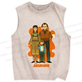 Unisex The Shining Graffiti Printed Washed Tank Top
