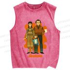 Unisex The Shining Graffiti Printed Washed Tank Top
