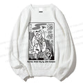 Unisex Cat Monster Printed Sweatshirt