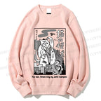 Unisex Cat Monster Printed Sweatshirt