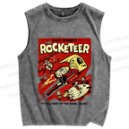 Unisex The Rocketeer Printed Washed Tank Top