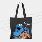 Got You Cookie Monster Printed Tote Bag