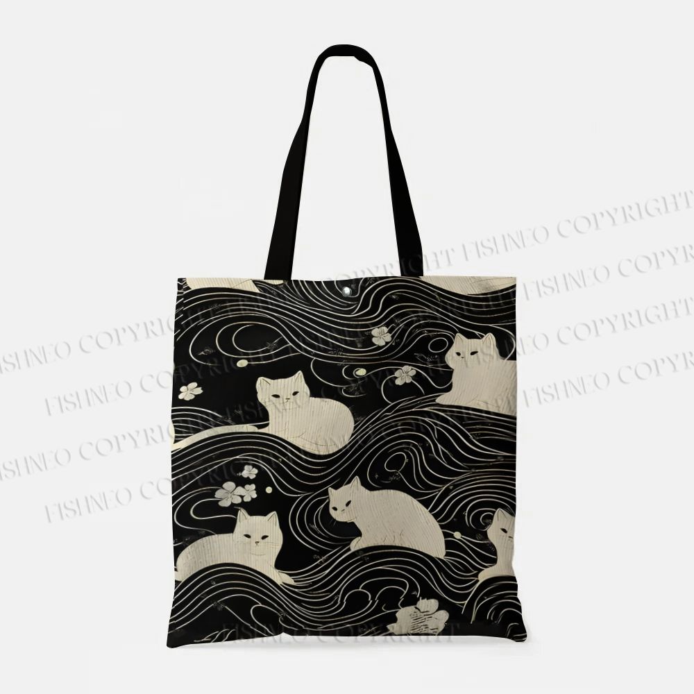 Mysterious Cat Tote Bag