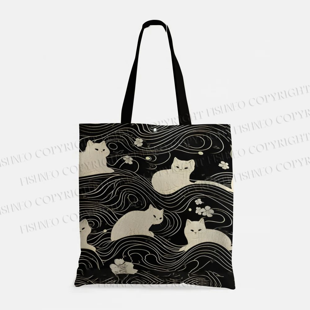 Mysterious Cat Tote Bag