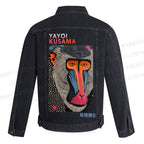 Yayoi Kusama Vintage Printed Denim Jacket