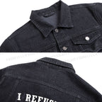 I Refuse To Tolerate Gluten Denim Jacket