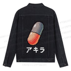 Akira's Capsule Printed Denim Jacket