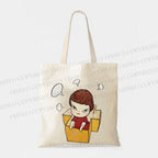 Yoshitomo Nara Girl In Box Lots Of Ideas Tote Bag