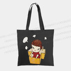 Yoshitomo Nara Girl In Box Lots Of Ideas Tote Bag
