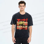 Unisex King Piccolo Goku Printed Washed Tee