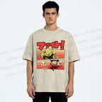Unisex King Piccolo Goku Printed Washed Tee