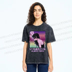 Unisex  Always Tired Printed Washed Tee