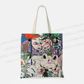 Vintage Graffiti Christmas Tote Bag