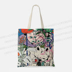 Vintage Graffiti Christmas Tote Bag