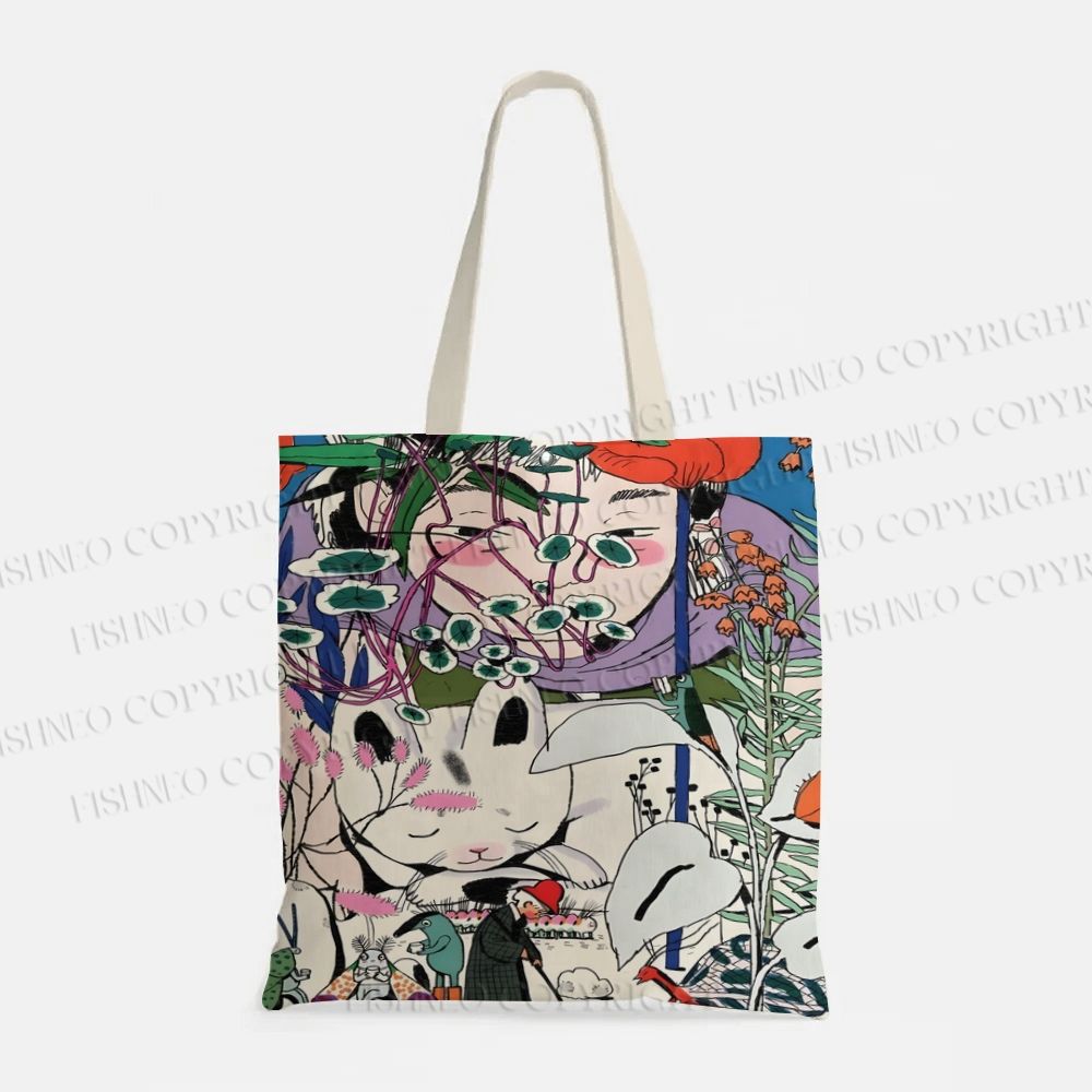 Vintage Graffiti Christmas Tote Bag