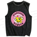 Unisex Hanshin Tigers Printed Washed Tank Top