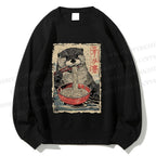 Unisex Otter Ramen Printed Sweatshirt