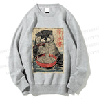 Unisex Otter Ramen Printed Sweatshirt