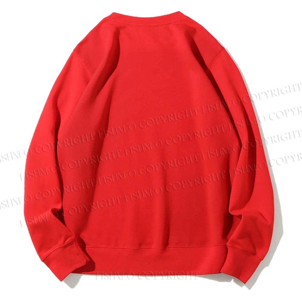 Unisex Bauhaus Geometry Printed Sweatshirt