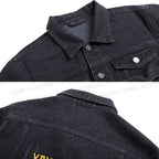 Japanese Yayoi Kusama Pumpkin Cat Printed Denim Jacket