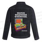 Sony Betamax Printed Denim Jacket