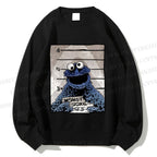 Unisex Cookie Monster Printed Sweatshirt