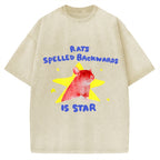 Rats Spelled Backwards is Star Vintage Washed T-shirt