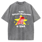 Rats Spelled Backwards is Star Vintage Washed T-shirt
