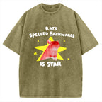 Rats Spelled Backwards is Star Vintage Washed T-shirt