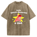 Rats Spelled Backwards is Star Vintage Washed T-shirt