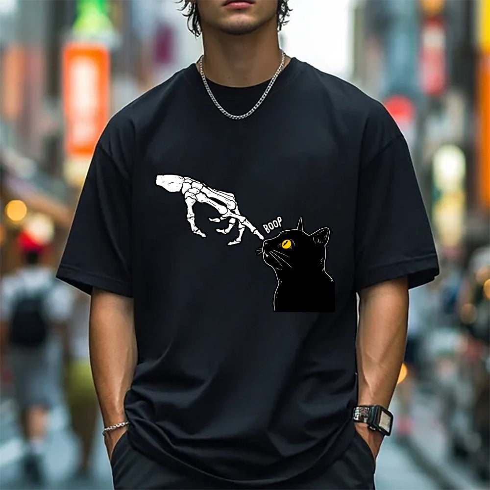 Spooky Boop Black Cat Classic T-Shirt